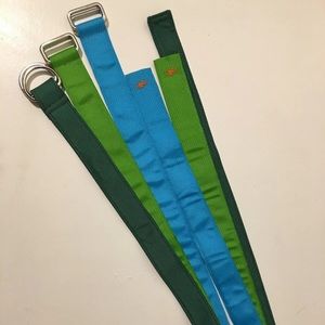 Polo Ralph Lauren And Tommy Hilfiger Nylon Belts
